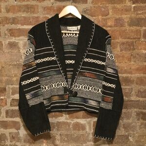 Vintage Shawl Collar Cardigan